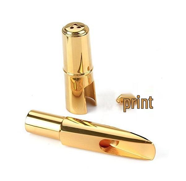 Gold Metal Alto Saxophone Mouthpiece