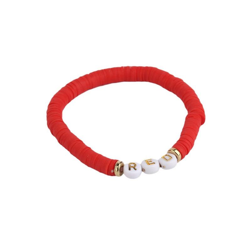 Taylor Swift Pink Friendship Bracelet with Custom Letters - Lover & Fearless Collection