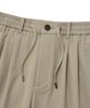 COVERNAT Slacks Fleece-Lined Slim Tapered Pants Beige