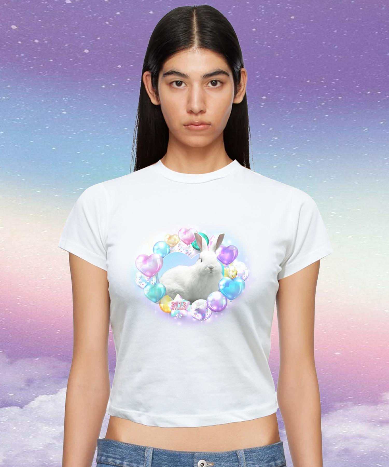 2113 Студия Эп2 Аэро Укороченная Футболка 5 White/Crop Fit