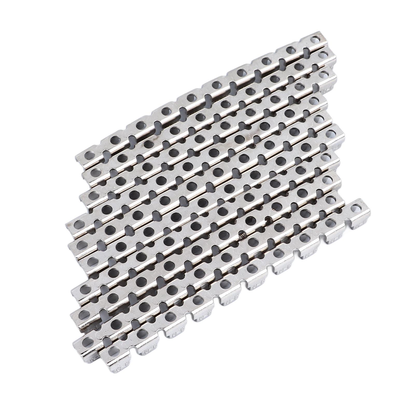

10 Pcs Terminal Fixed Bridge FBI10 12 Ni Plated DIN Rail Terminal Block Wire Jumper for UK16N
