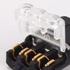 24/40Pcs 3-Pin Solderless Wire Connectors with Locking RGB LED Strips Light Wire Quick Connector No Stripping 18-22AWG Wire Plug-in Connector