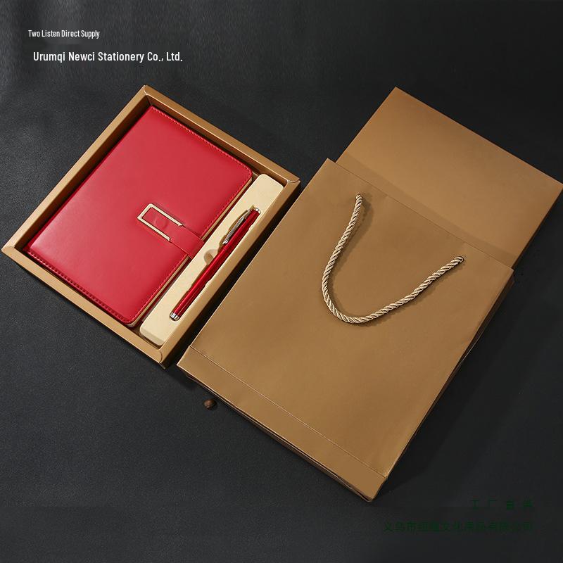 A5 Custom Notebook & Diary Gift Set with Logo Printing and Engraving