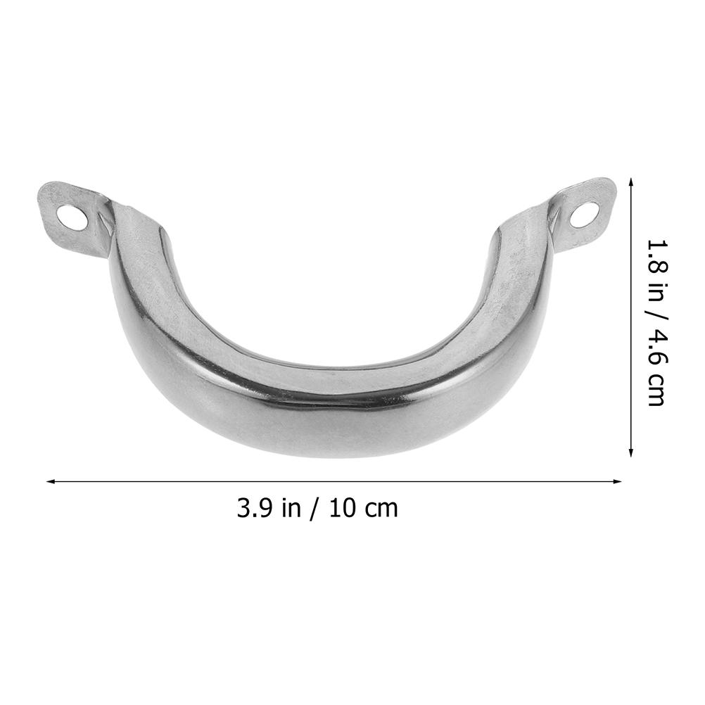 6 Pcs Stainless Steel Pipe Pot Ear Accessories Replacement Handle For Steaming Pan Side Handle Nonskid Metal Pot Ears Kitchen