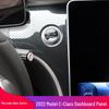 Compatível com Mercedes-Benz Classe C C200L, C260L, GLC260 Console Central do Ar Condicionado e Acabamento Interno do Painel.