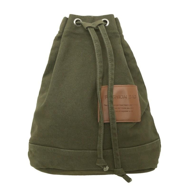 Large Capacity Canvas Drawstring Backpack College Student Ins Harajuku Shoulder Bag