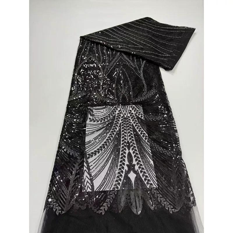 1yard Heavy industry sequin embroidery fabric Wedding dress cheongsam diy fabrics for sewing