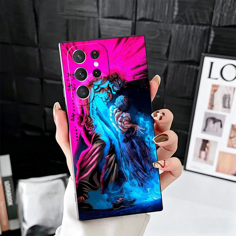 Baki the Grappler Anime Soft Phone Case for Samsung Galaxy S26 S25 Edge S24 Ultra S23 Plus S22 S21 FE S20 Black Cover Back Shell