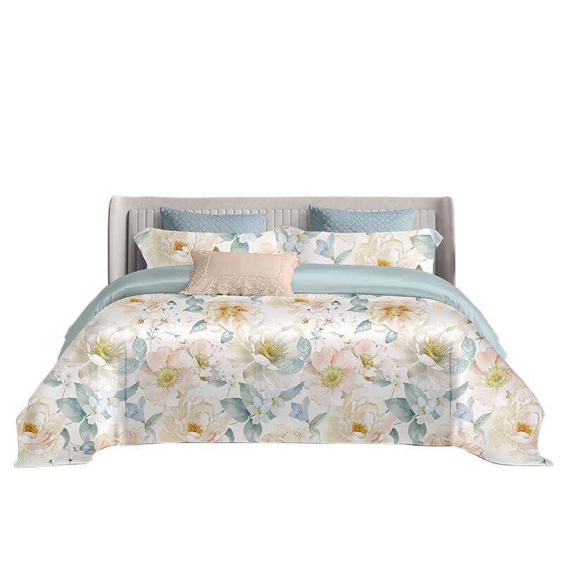 Mengjie Pure Cotton Printed Four-Piece Bedding Set