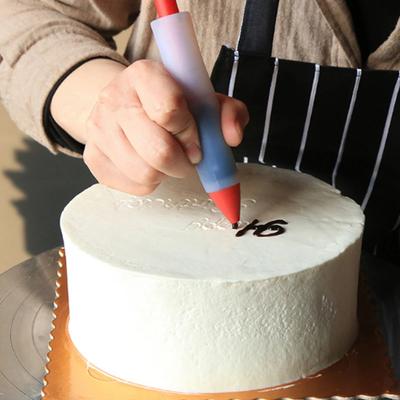 Silikon-Schreibstift für Lebensmittel, Schokoladen-Dekorationswerkzeuge, Kuchenform, Keks-Zuckerguss-Rohrleitungen, Gebäckdüsen, Backwerkzeuge für Kuchen