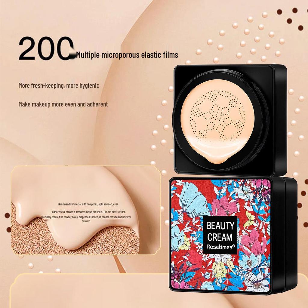 Mushroom Head Cushion BB & CC Cream: Long-lasting Concealer Foundation, No Smudge, No Float, for Smooth Skin