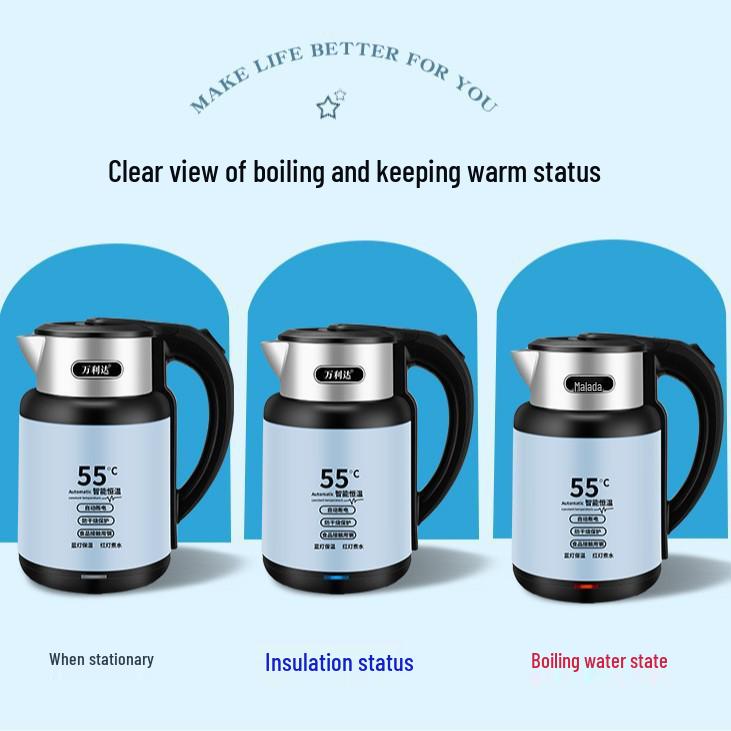 Thickened Stainless Steel Kettle: Durable, Large Capacity, Fast-Boiling, Multi-Functional Home Use.