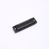 Premium 10 Hole Harmonica with Metal and ABS Resin Comb Ensures Bright and Crisp Notes Travel Musical Instrument