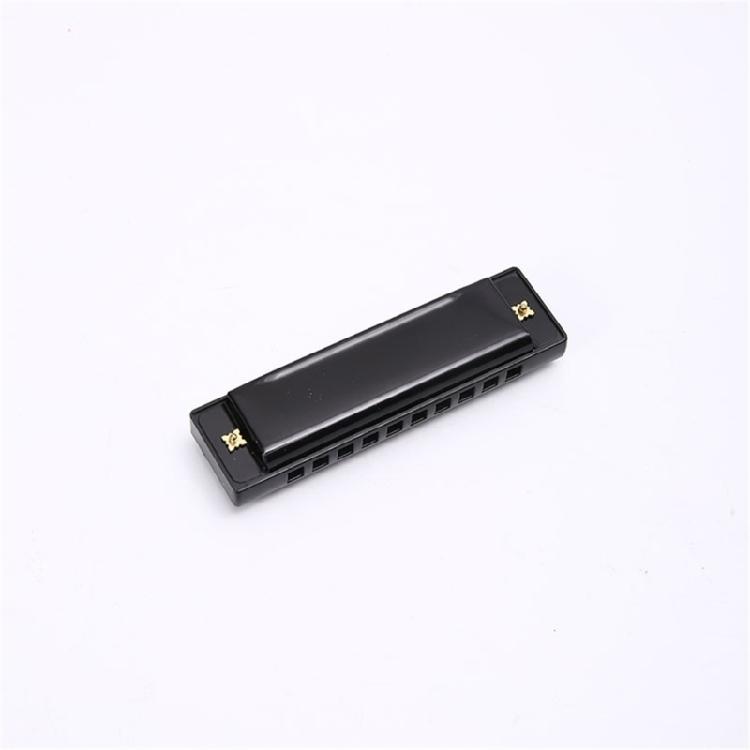 Premium 10 Hole Harmonica with Metal and ABS Resin Comb Ensures Bright and Crisp Notes Travel Musical Instrument