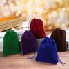 Small Velvet Drawstring Pouch Bag Jewelry Pouch Gift Bag Dice Storage