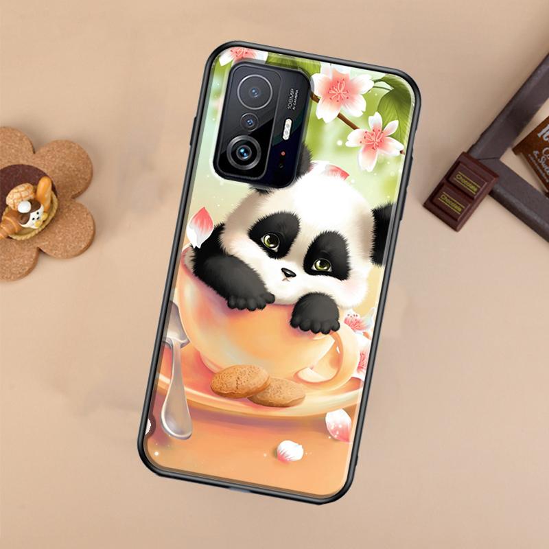 Panda Cute Case For Xiaomi POCO X7 X6 Pro X3 X5 M6 F3 F5 F6 Pro 11T 12T 13T 14T Pro 13 14 Ultra Cover