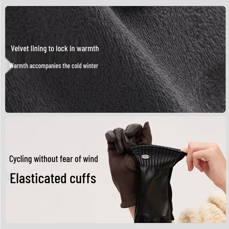 VVC Women's Fleece-Lined Touchscreen Winter Riding Gloves