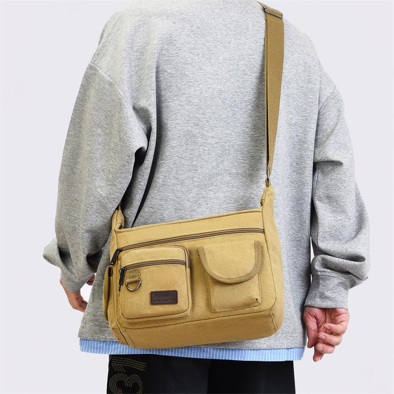 Men's Shoulder Bag Crossbody Bag Canvas Bag