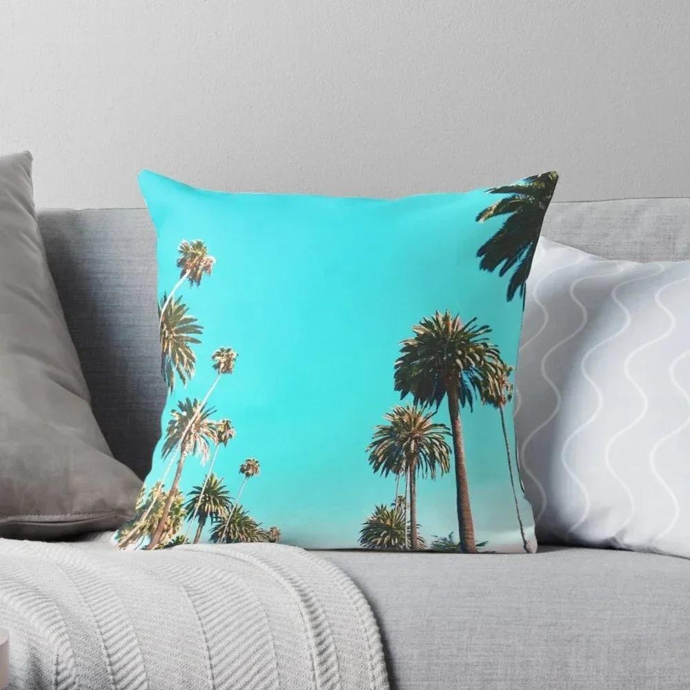 Tropical Plant Pattern Decorative Pillow Cover Car Sofa Square Cushion Pillow Cover