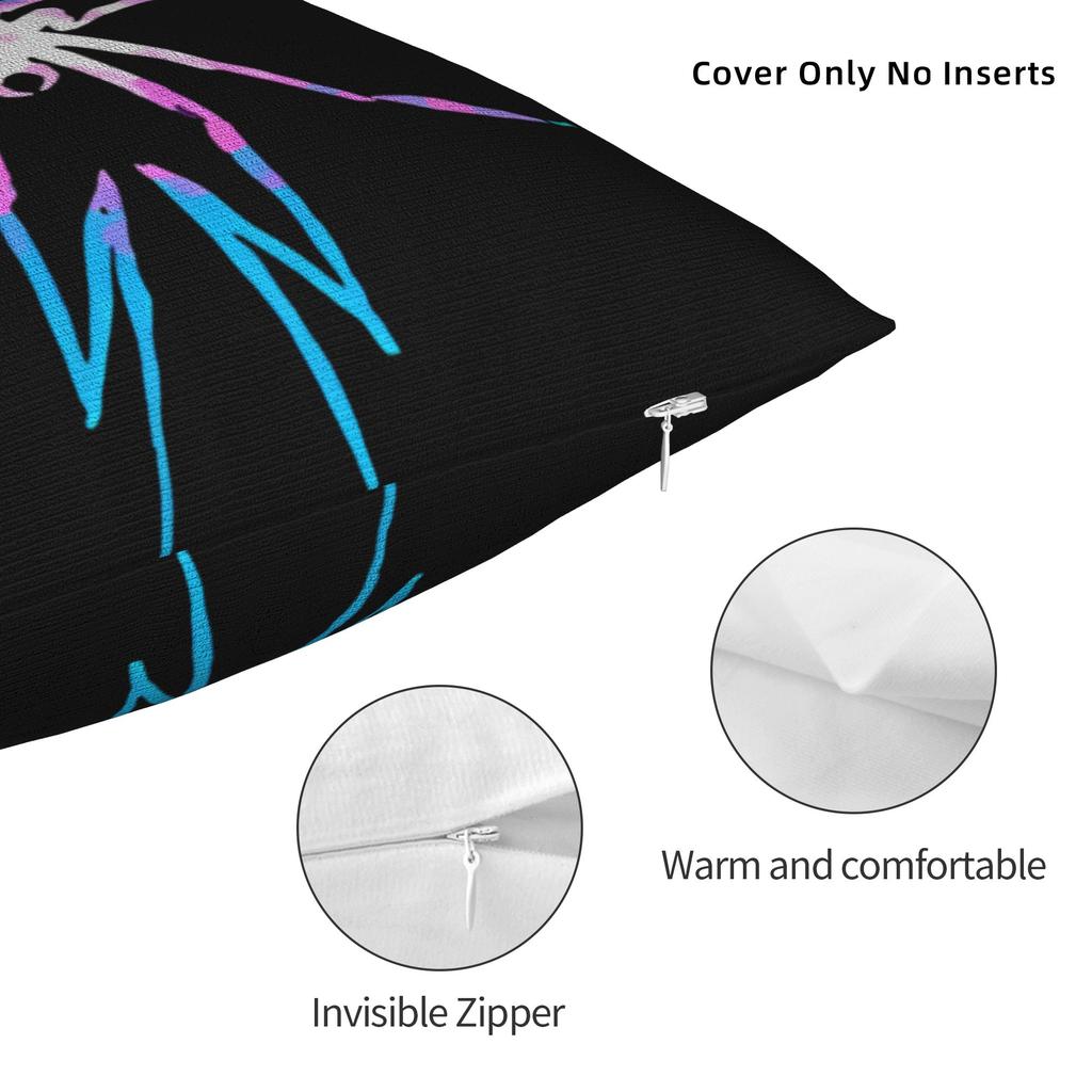 My C-Chemical R-Romance Pillow Cover  Soft Cushion Cover Cute Funny Pillow Case For Sofa Home Decoration