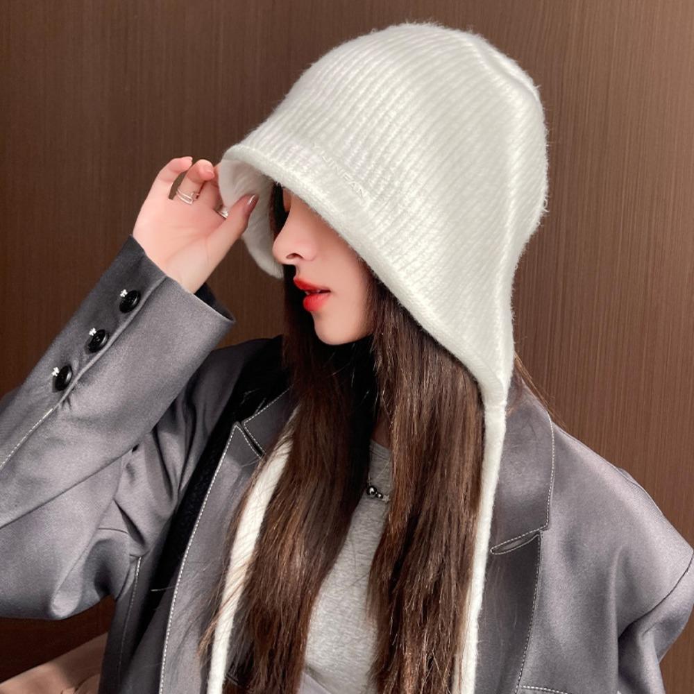 Creative Balaclava Hat Dacron Ear Hat New Design Pile Cap  Women