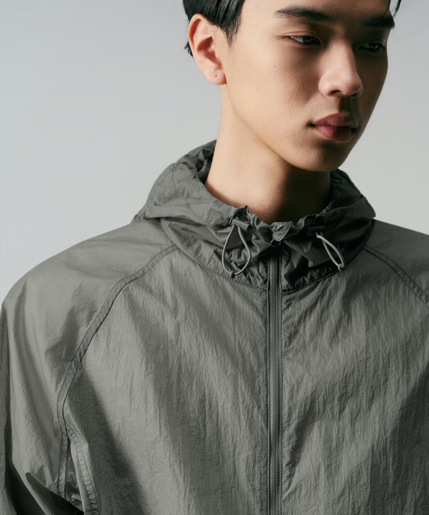 Musinsa Standard [City Leisure] Sheer Windbreaker Jacket [Light Khaki Grey]