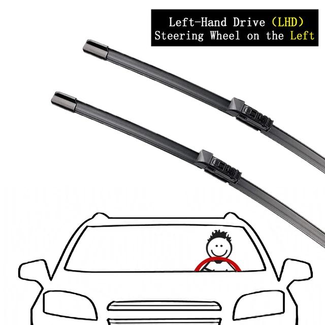 

For Land Rover Discovery 5 L462 2017 2018 Front Wiper Blade Window Windshield Windscreen Accessories 24 20 LHD