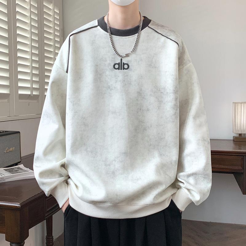 Men s High-Quality Thickened Hoodie - Trendy Loose Fit, Plus Velvet Base Layer for Autumn/Winter 2025 L
