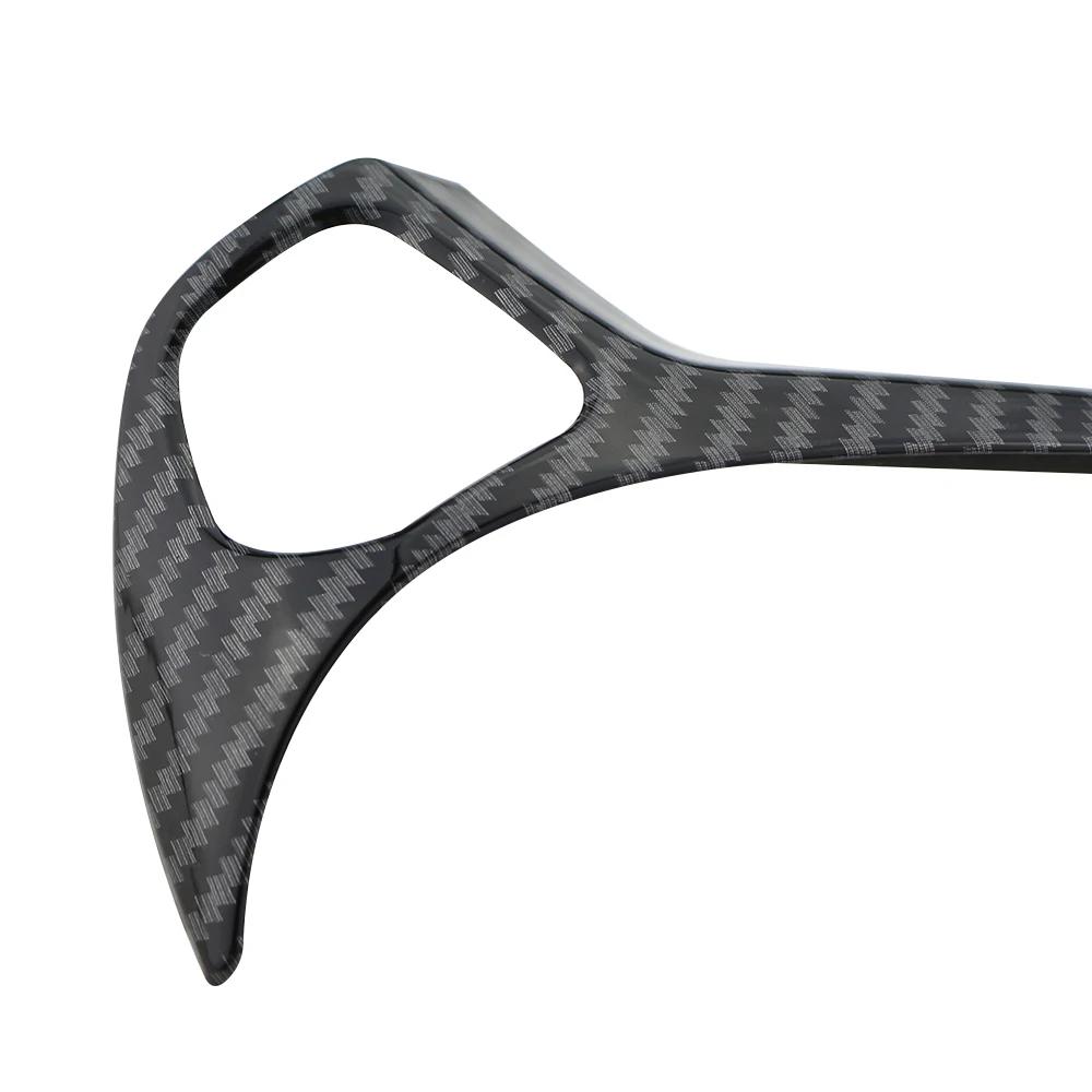 cilgdn1 For Ford Fiesta MK7 2009 - 2017 Ecosport 2012-2017 Steering Wheel Panel Decoration Cover Trim Stickers Car Accessories