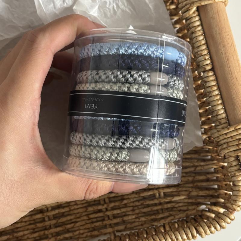 

Kunling High-Elasticity Thick Hair Band - Strong Hold, No Breakage, Perfect for High Ponytails