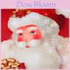 1pc Christmas Shower Curtain Waterproof Santa Claus Design For Festive Home Decor