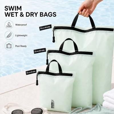 Nylon Wet Dry Bag Lightweight Packing Organizer Durable Travel Organizer Bag  For Travel