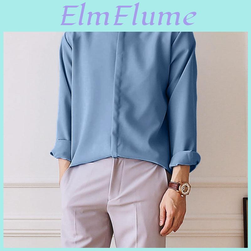 Incerun Long Spring Sleeve Men Buttons Up Loose Henley Shirts