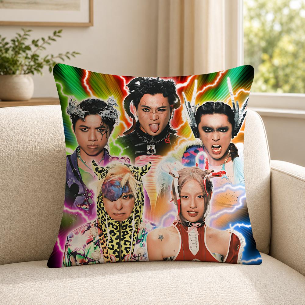 Music AAmazing SShow Cushion Cover Soft Short Plush SkinFriendly Cushion Case for MultiScene Use