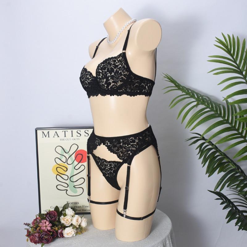 Sexy Steel Rim Bra Lace Fun Underwear Set