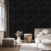 Black glitter wallpaper, black background, black center, 50x1000