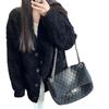 Winter collar with cotton imitation lamb fur jacket high feeling thickened wool coat women's cotton coat loose