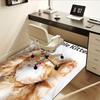 Office Carpet Adorable Kittens Sofa Rug, Under Chair Protective Blanket