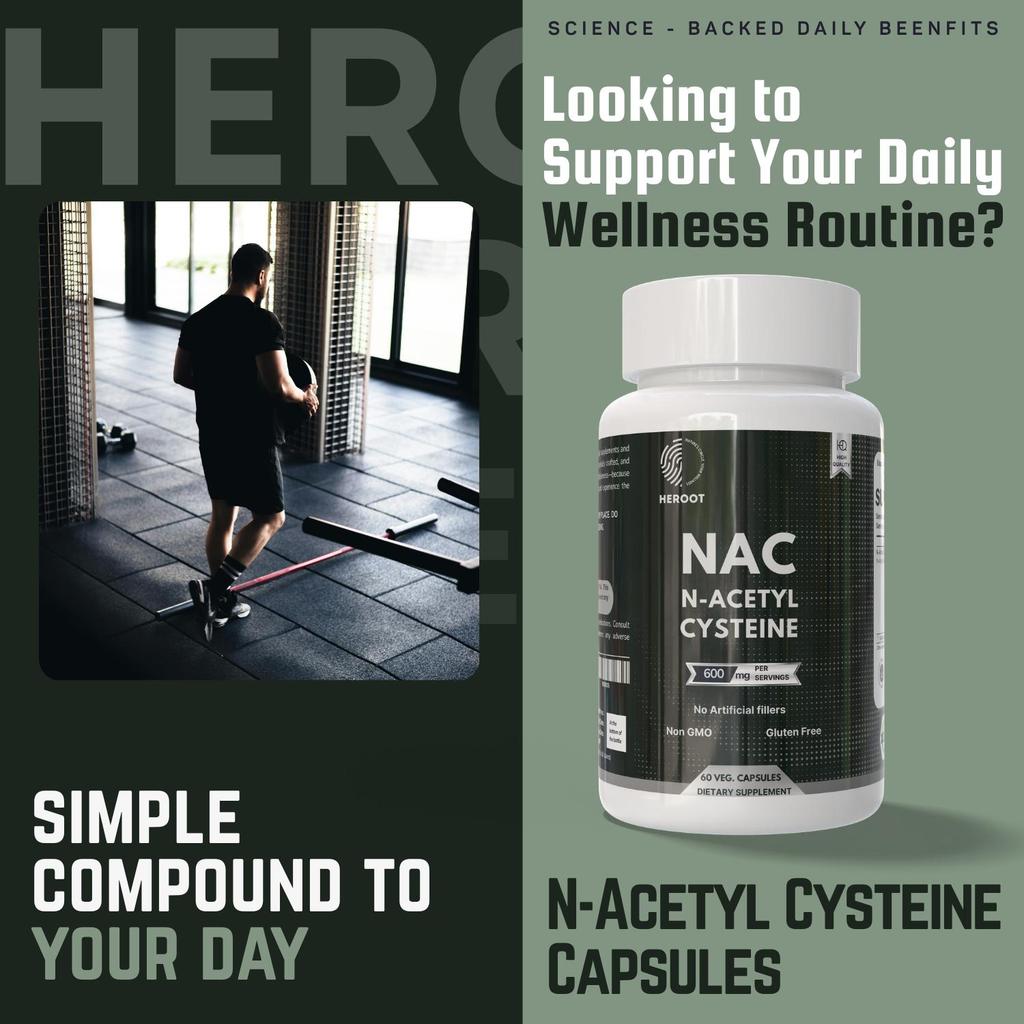 Capsule NAC N-Acetil L-Cisteină 600 mg | 60 Număr