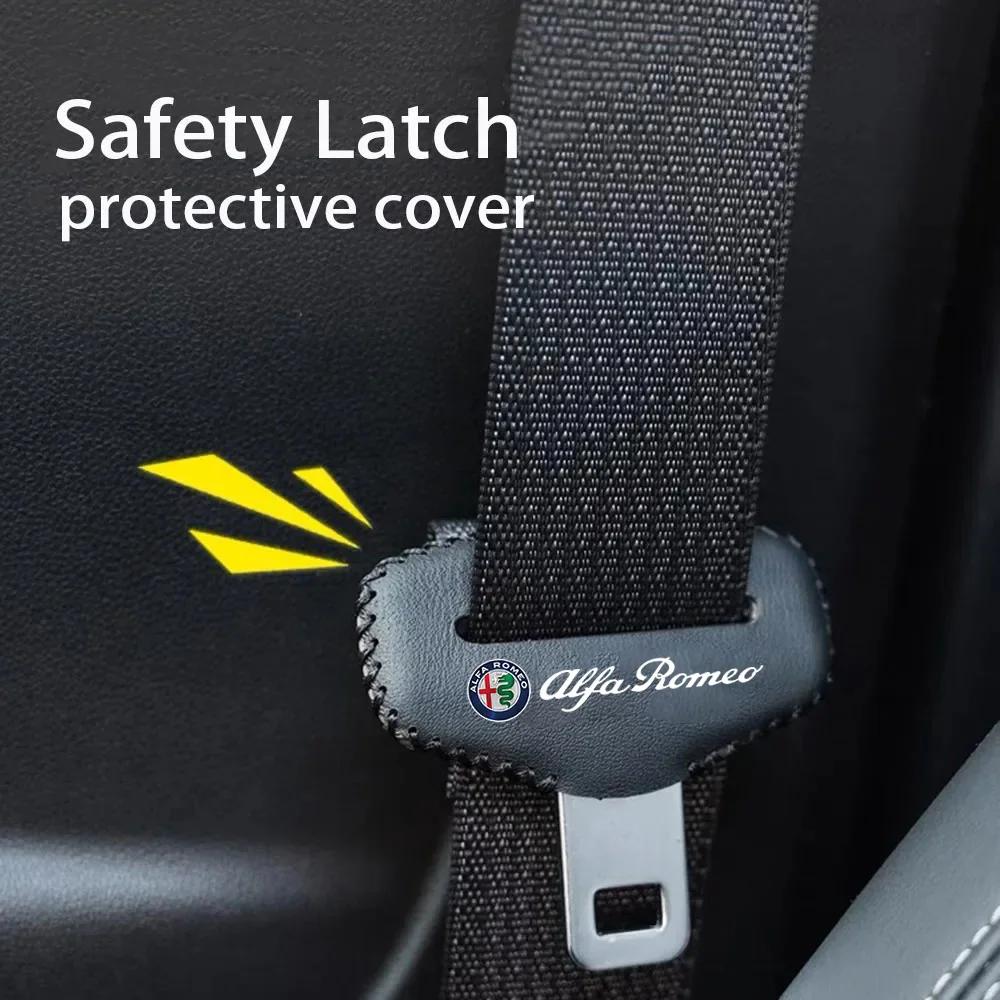 Car Stickers For Alfa Romeo Car Seat Belt Clip Safety Seatbelt Lock Buckle Plug Cover For Alfa Romeo Giulia Giulietta 159 Brera