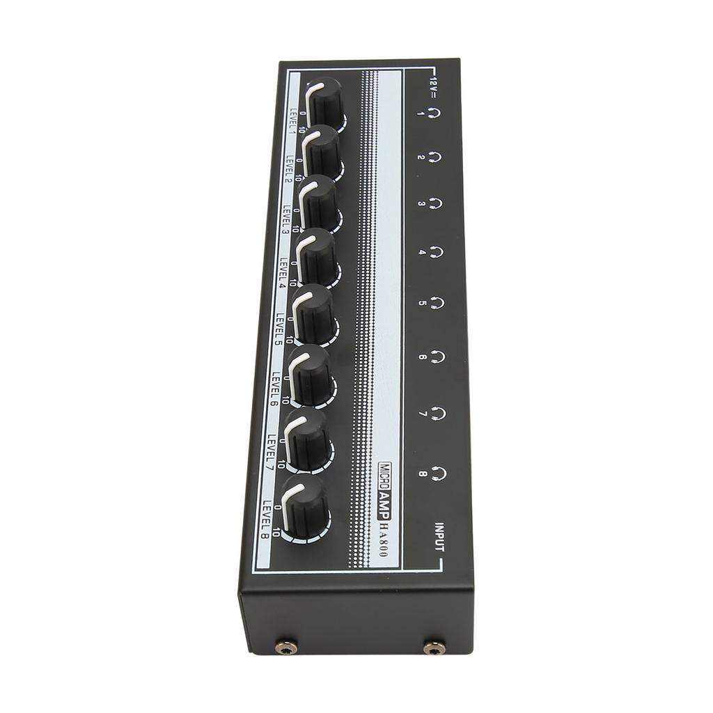 Kopfhörerverstärker, professioneller Hochleistungs-Plug-and-Play-8-Kanal-Stereo-Kopfhörerverstärker