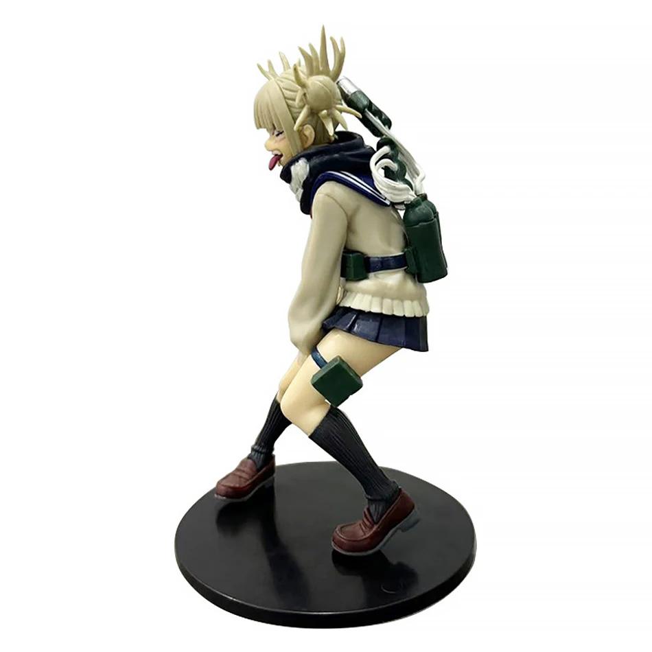 MHA My Hero Academ Anime Toga Himiko Figurine Standing Action Figure Collection Anime Toys PVC Model Boy Girl Fans Gift 18cm