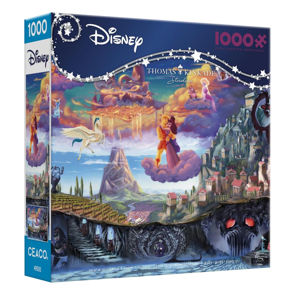 Ceaco Thomas Kinkade Disney Hercules 1000 Piece Jigsaw Puzzle - - - -