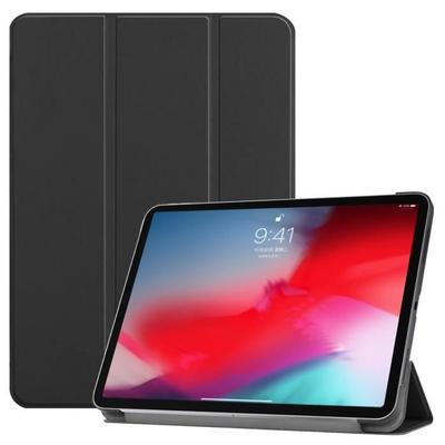 IPad Pro 11" Hülle - MOONMINI - Tri-Fold Slim Fit - PU-Leder - Schwarz