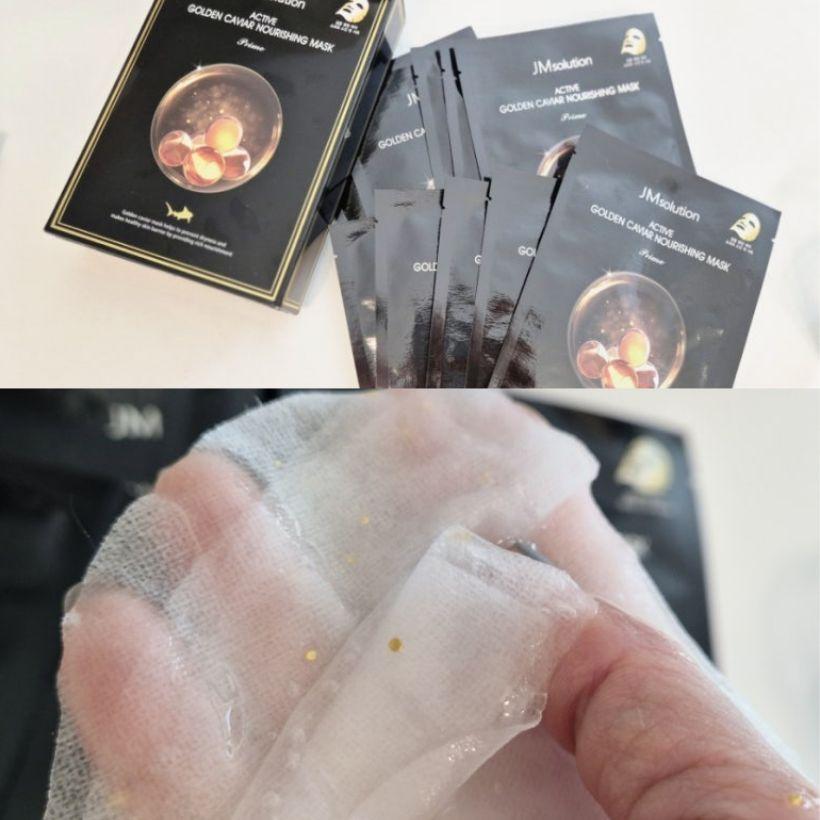 JMSOLUTION Active Golden Caviar Nourishing Prime Mask (10 Sheets)