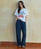 Wednesday Oasis For Woman Lilo Stripe Elastic Pants_Navy(Wb6Pt28)