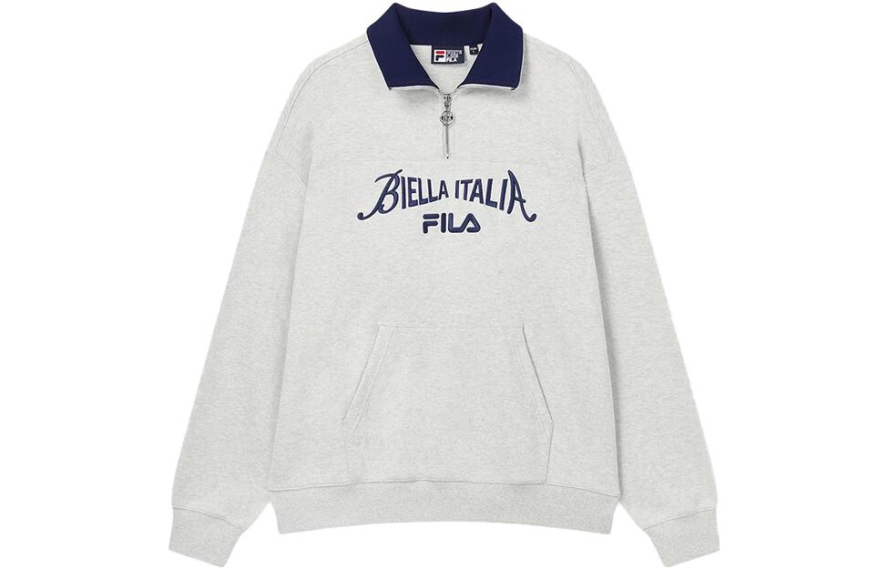 Men's Sweatshirt FILA ORIGINALE Sweatshirt Unisex Ivory Heather Gray