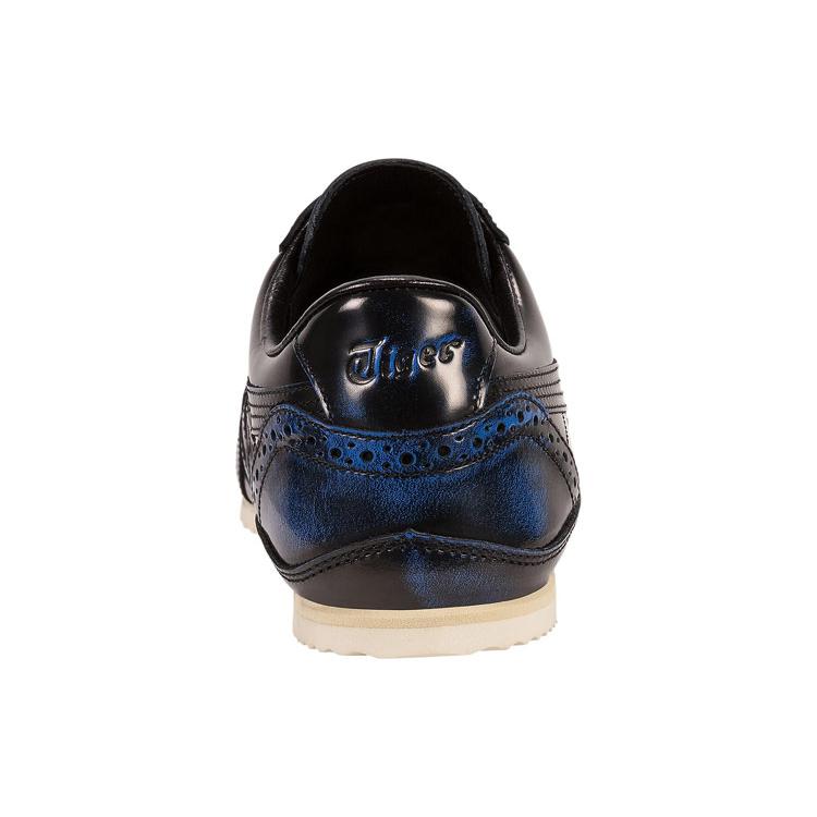 ONITSUKA TIGER Ultimate Trainer Cushioning Slip Resistant Abrasion Resistant Low Top Casual Shoes Unisex Blue Black TH7T0L-9042