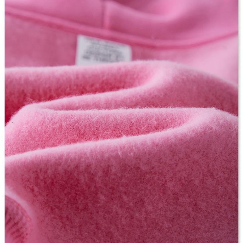 Women's Autumn and Winter Plus Cashmere Solid Color Hoodie Spice Girls Miss Umbilical American Pullover Top