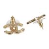 Chanel ABD310_B16658 Pierce Gold Metal/crystal Women
